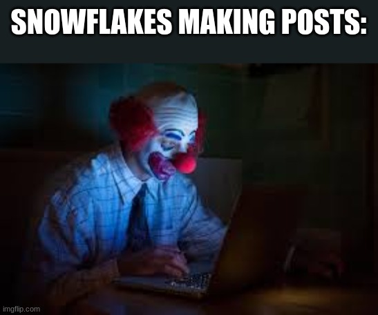 Last Snowflake Joke For Today. | SNOWFLAKES MAKING POSTS: | made w/ Imgflip meme maker