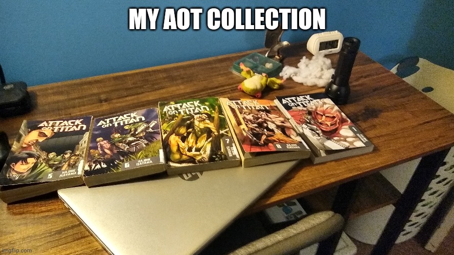 1, 5, 6, 7, and 8 | MY AOT COLLECTION | made w/ Imgflip meme maker