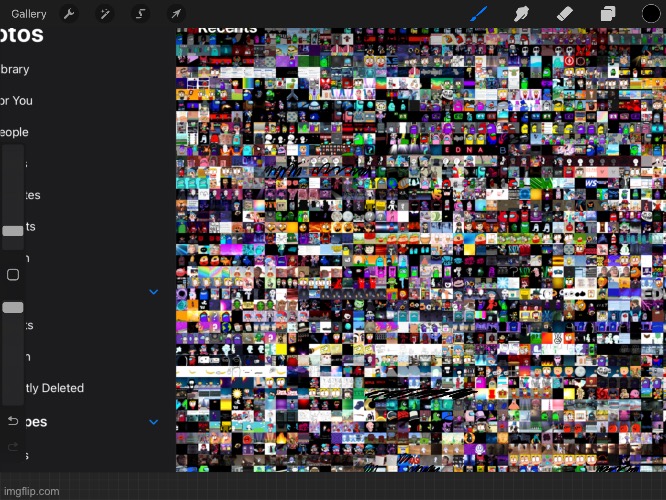 I think this is enough picture for now ;-; (Blocked off stuff I am working on for public) | made w/ Imgflip meme maker