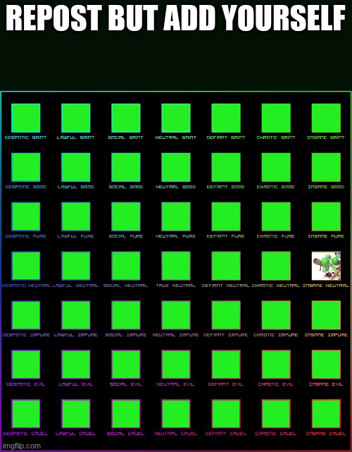 Yes, I'm Starting A Trend, Again. | REPOST BUT ADD YOURSELF | made w/ Imgflip meme maker