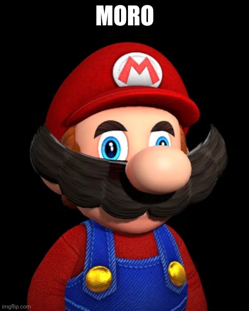SMG4 Mario | MORO | image tagged in smg4 mario | made w/ Imgflip meme maker