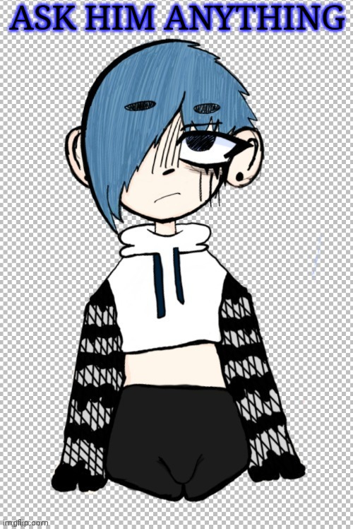 goth femboy Paige | ASK HIM ANYTHING | image tagged in goth femboy pokette | made w/ Imgflip meme maker