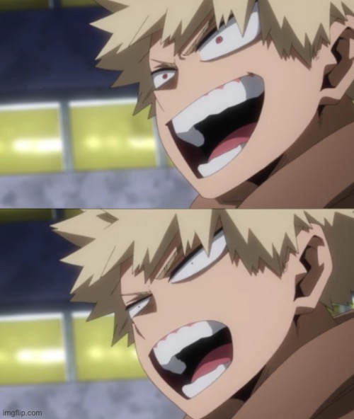 Here is new meme template enjoy it | image tagged in bakugo yeah no,i had a dream about mnms,mha | made w/ Imgflip meme maker