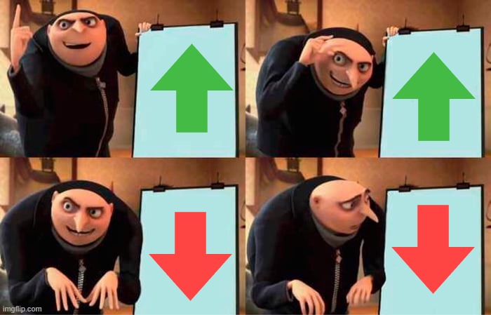 UPVOTES NOT DOWNVOTES! | image tagged in memes,gru's plan,funny,funny memes,upvotes,meme | made w/ Imgflip meme maker