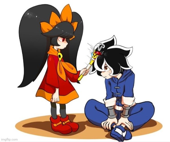 They're my two favorite characters- | made w/ Imgflip meme maker