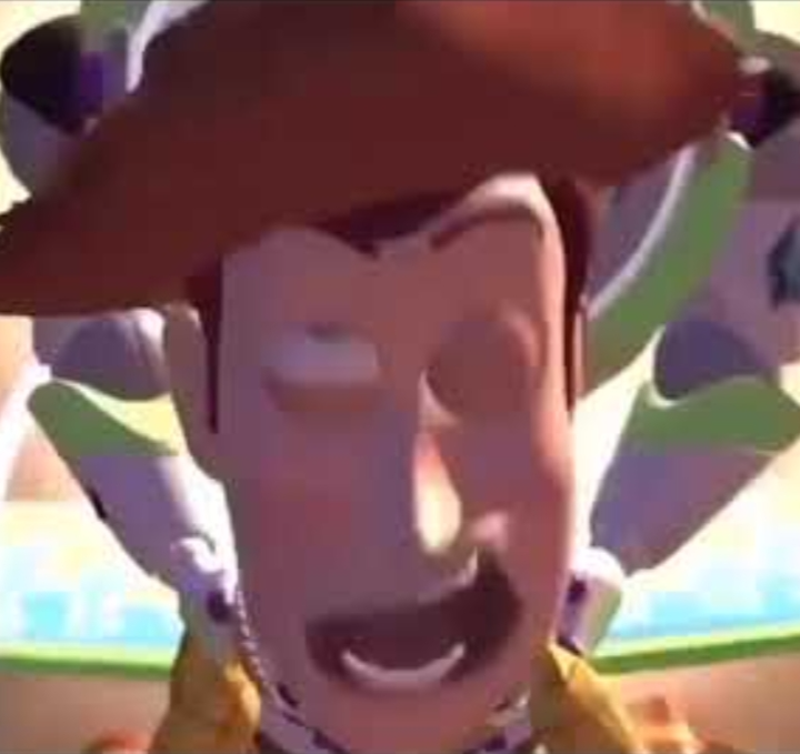 High Quality Woody getting railed Blank Meme Template