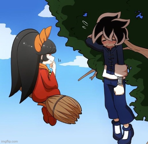 Funni witch and cricket man go brrrrrrrrrrrrrr | made w/ Imgflip meme maker