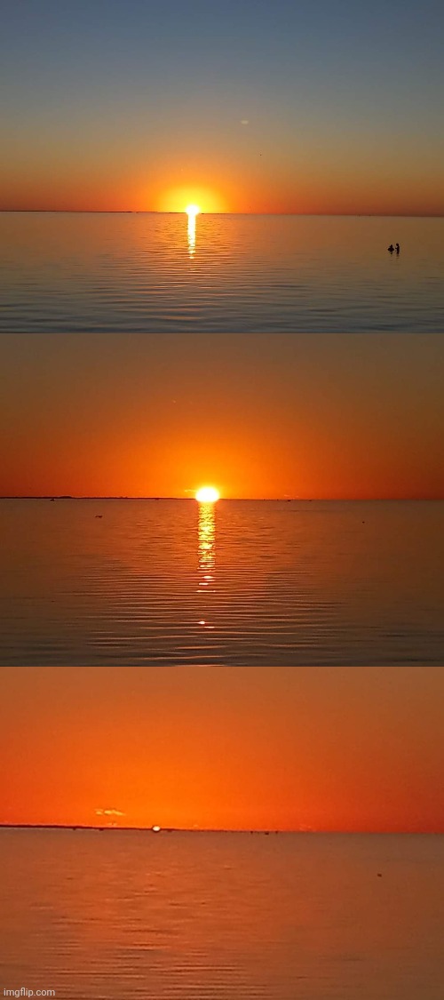 Going, going, gone | image tagged in awesome,sunset,florida,beautiful sunset | made w/ Imgflip meme maker