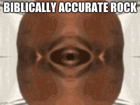 biblically accurate | BIBLICALLY ACCURATE ROCK | image tagged in the rock,bible,angel | made w/ Imgflip meme maker