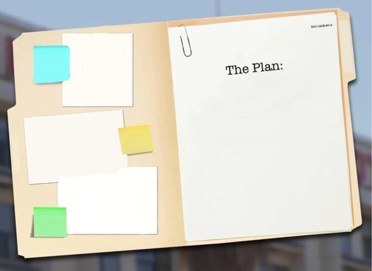 High Quality nathan for you the plan folder Blank Meme Template