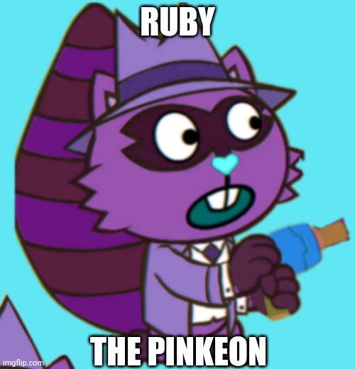 Pinkeon | RUBY; THE PINKEON | image tagged in cute cat | made w/ Imgflip meme maker