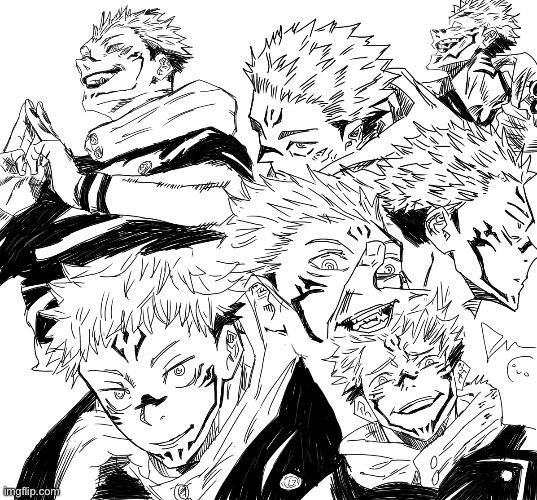 I made some sukuna thing   I just like drawing sukuna | made w/ Imgflip meme maker
