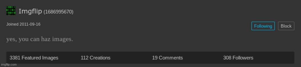 found the creator of imgflip Dylan Wenzlau's account | made w/ Imgflip meme maker