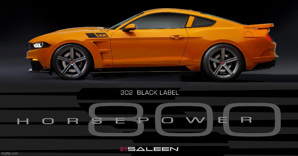 Saleen S302 black label. so cool. | made w/ Imgflip meme maker