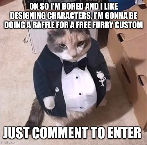 I’ve been drawing more furries lately | OK SO I’M BORED AND I LIKE DESIGNING CHARACTERS, I’M GONNA BE DOING A RAFFLE FOR A FREE FURRY CUSTOM; JUST COMMENT TO ENTER | image tagged in the furry fandom,furry | made w/ Imgflip meme maker