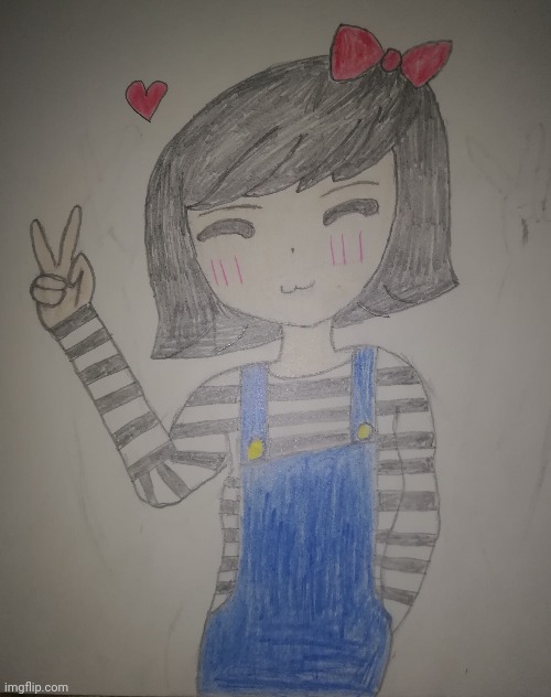 Sup guys! Here's another drawing of Cathy! | image tagged in drawings,original character | made w/ Imgflip meme maker