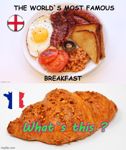 Full English ! | image tagged in its not going to happen | made w/ Imgflip meme maker