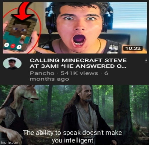 Excuse me what | image tagged in star wars prequel qui-gon ability to speak | made w/ Imgflip meme maker