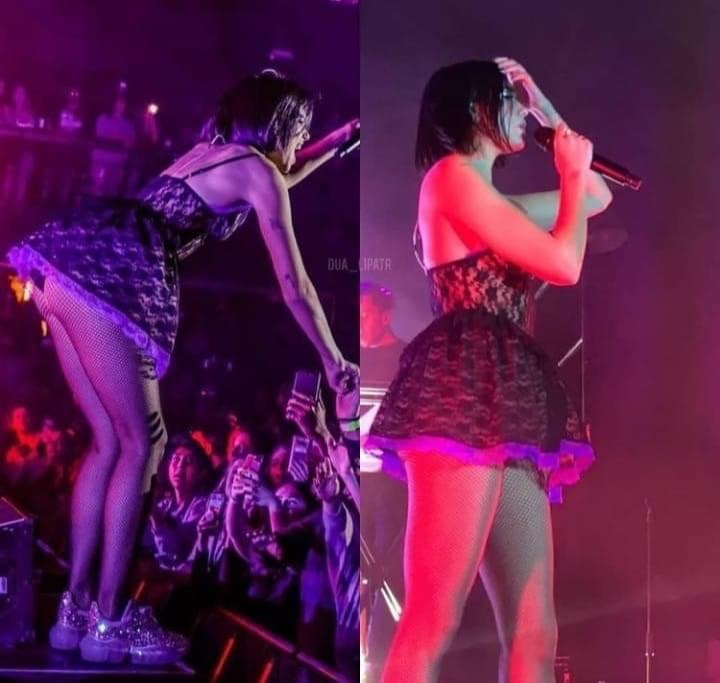 Dua Lipa singing Blank Meme Template