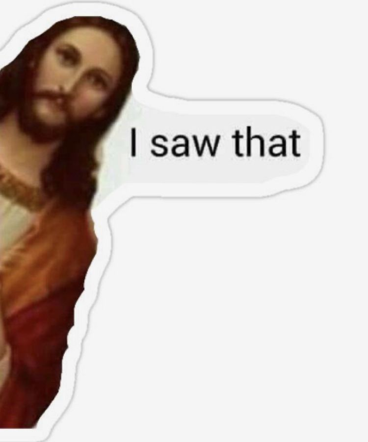 i saw that jesus Blank Meme Template