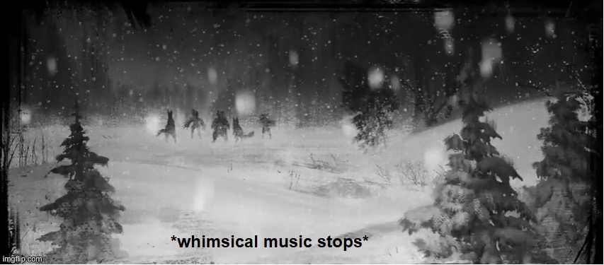 Whimsical music stops | image tagged in whimsical music stops | made w/ Imgflip meme maker