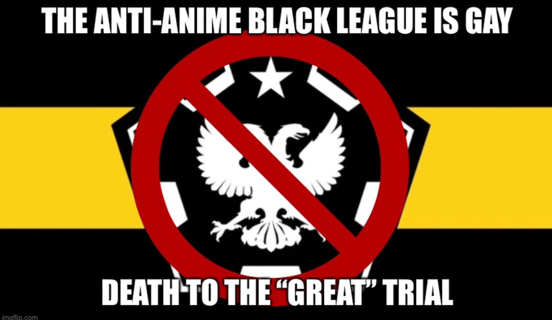 I hate the black league Blank Meme Template