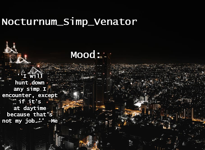 Nocturnum_Simp_Venator's nighttime city temp Blank Meme Template