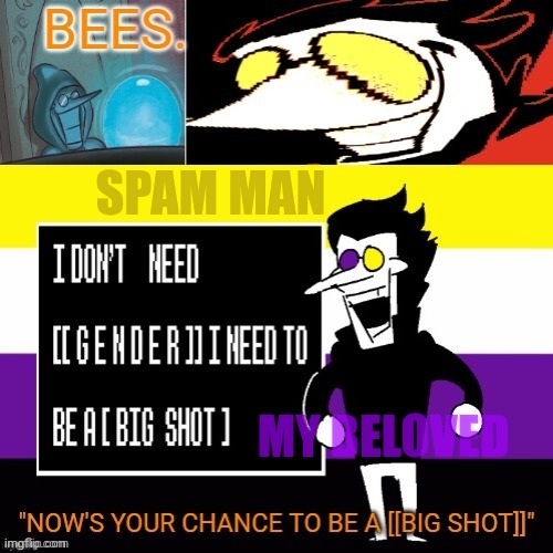 cccc | SPAM MAN; MY BELOVED | image tagged in cccc | made w/ Imgflip meme maker