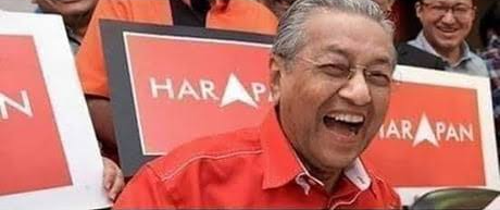 Mahathir Mohamad Laughed Blank Meme Template