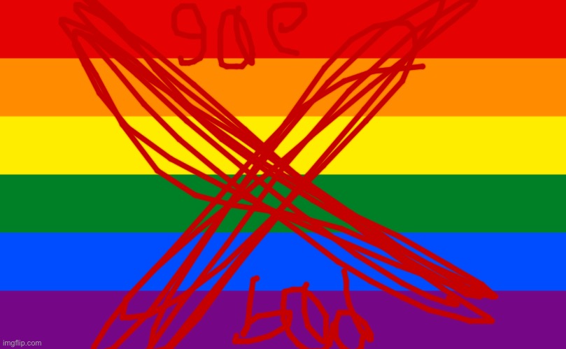 Hey guies i made gae bad flag for stream flag | image tagged in pride flag | made w/ Imgflip meme maker