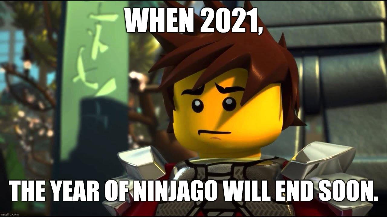 :( | WHEN 2021, THE YEAR OF NINJAGO WILL END SOON. | image tagged in ninjago,sad,sad but true | made w/ Imgflip meme maker
