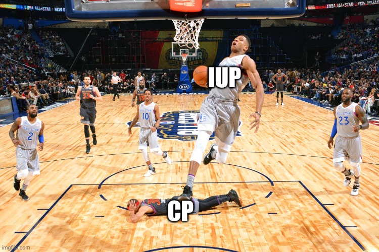 IUP; CP | made w/ Imgflip meme maker