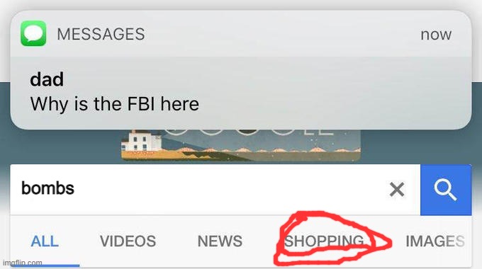 shopping for bombs | bombs | image tagged in why is the fbi here | made w/ Imgflip meme maker