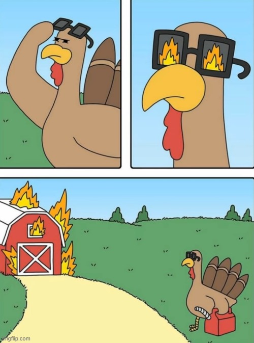 Burned Farm Blank Meme Template