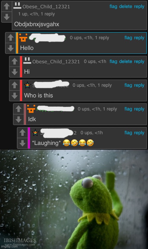 Maybe not cursed but | image tagged in kermit window,comments | made w/ Imgflip meme maker