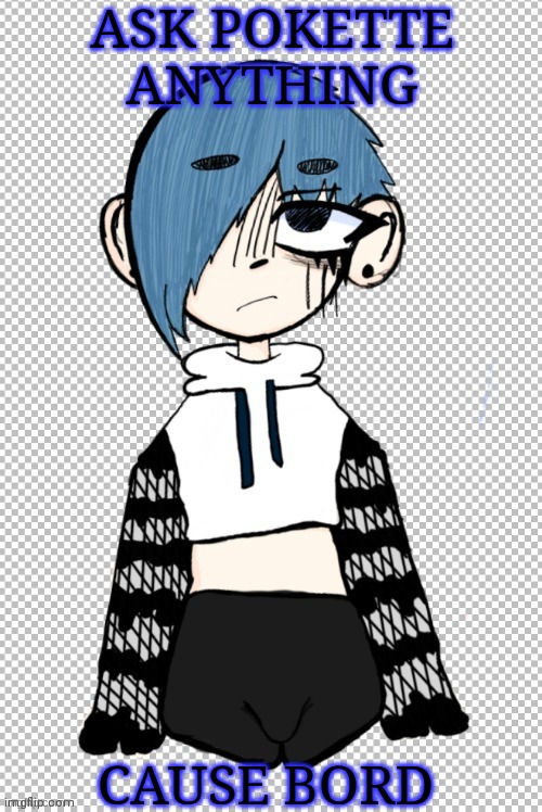 goth femboy Paige | ASK POKETTE ANYTHING; CAUSE BORD | image tagged in goth femboy pokette | made w/ Imgflip meme maker