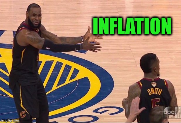 Only Lebron Sees Inflation - Imgflip