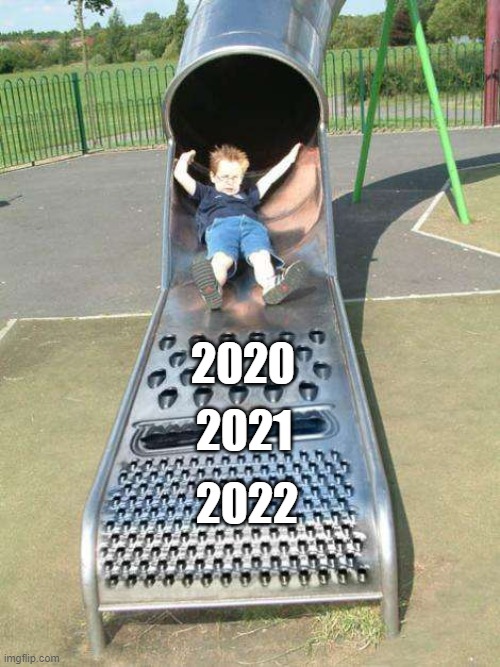 2022 is coming | 2020; 2021; 2022 | image tagged in 2022 | made w/ Imgflip meme maker