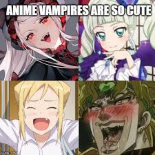 OwO s-sempi | image tagged in anime girl,jojo meme | made w/ Imgflip meme maker