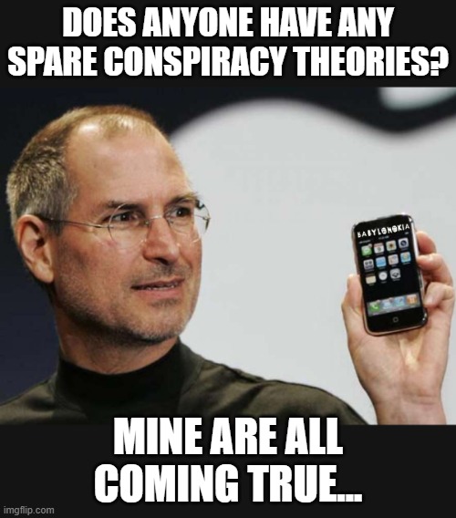 Steve Jobs presents Babylonokia - Imgflip