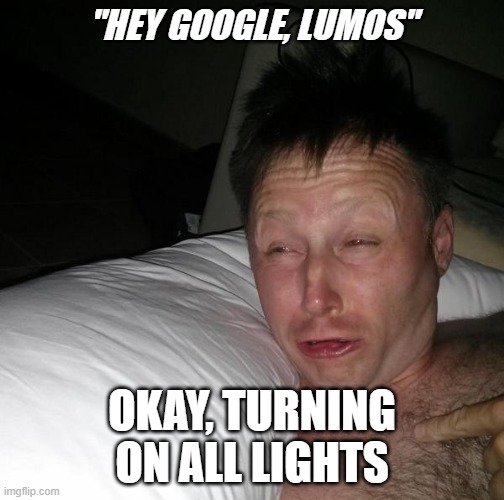 Limmy waking up - Imgflip