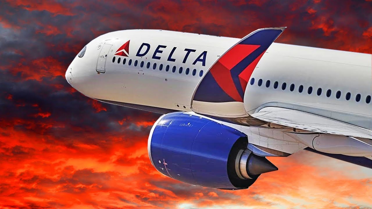 High Quality Delta Airliner Blank Meme Template