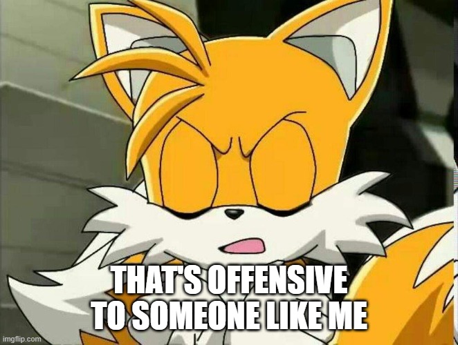 THAT'S OFFENSIVE TO SOMEONE LIKE ME | made w/ Imgflip meme maker