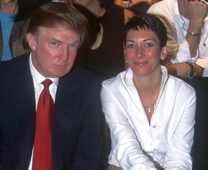 Trump discussing 13-year-olds with Ghislaine Maxwell Blank Meme Template