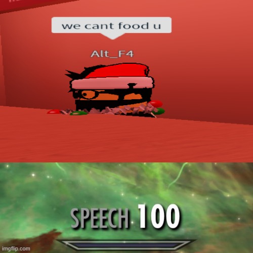 screenshotted by myself!! | image tagged in speech,100 | made w/ Imgflip meme maker