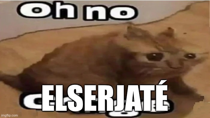 ELSERJATÉ | image tagged in oh no cringe | made w/ Imgflip meme maker