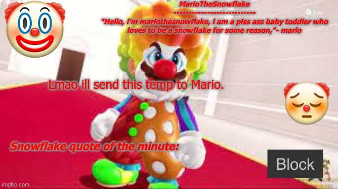 MarioTheMemer Announcement Temp | Lmao ill send this temp to Mario. | image tagged in mariothememer announcement temp | made w/ Imgflip meme maker