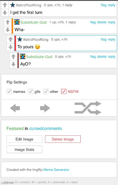 Cursed comment in cursedcomments | made w/ Imgflip meme maker