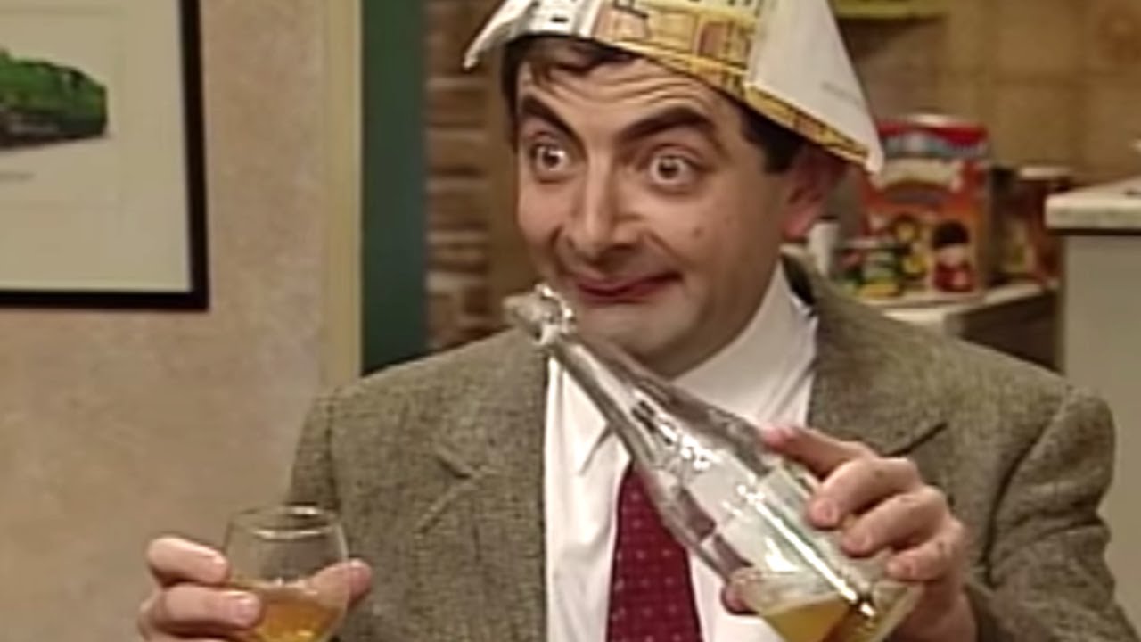 High Quality Mr. Bean New Year Blank Meme Template