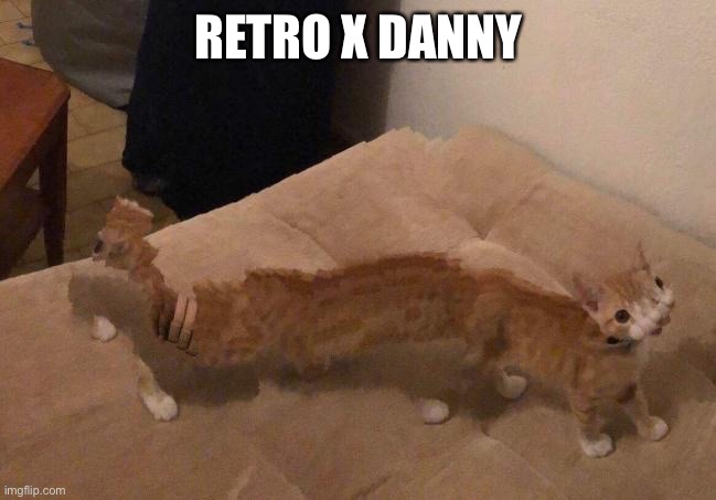 (Joke) | RETRO X DANNY | image tagged in kedrei face reveal | made w/ Imgflip meme maker